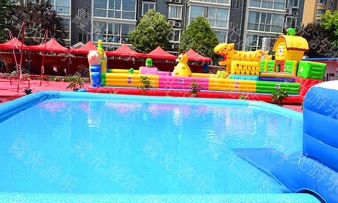 江边乡儿童乐园充气游泳池